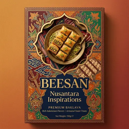 Luxurious Baklava Packaging Design Inspired by Indonesia | BEESAN