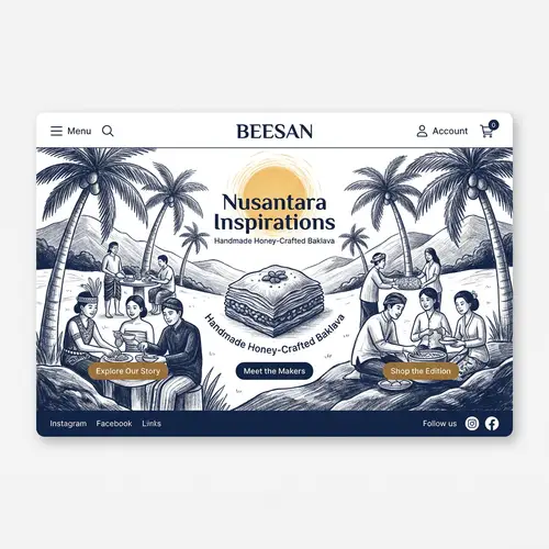 Immersive Baklava Edition Packaging Experience | Nusantara Culture