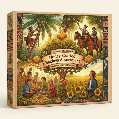 Honey-Crafted Baklava Assortment Inspired by Multicultural Unity | Exotic Flavors