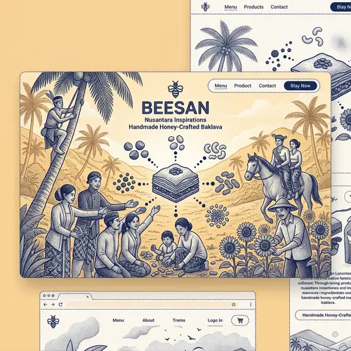 Dot-Drawing Digital Painting: Cultural Culinary Masterpiece