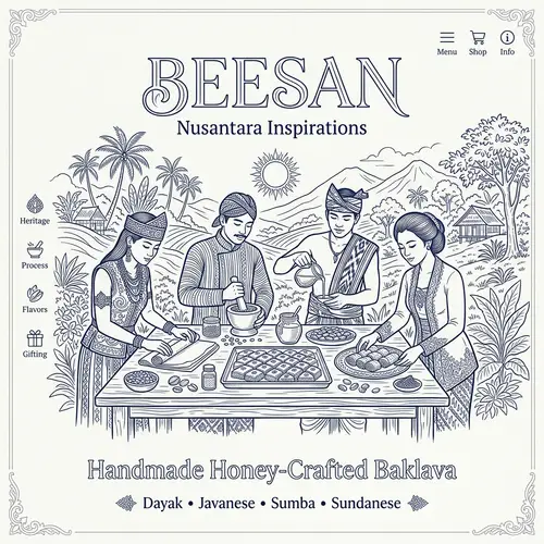 Luxurious Nusantara-Inspired Baklava Packaging & Digital Experience