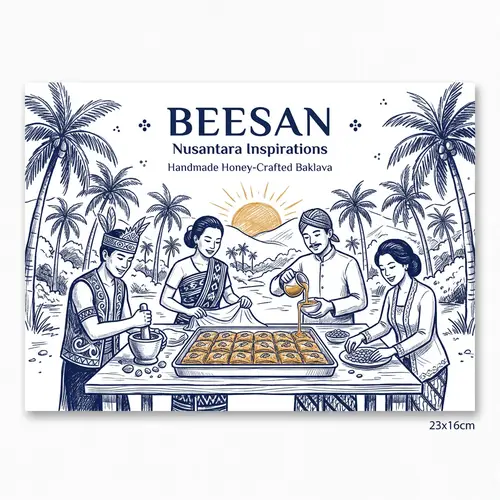 Nusantara Culture Inspired Baklava Packaging | BEESAN