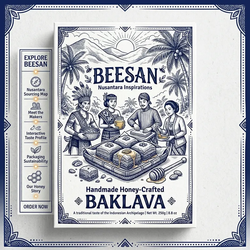 Nusantara Baklava: Sketching Techniques and Magical Orchard Imagery