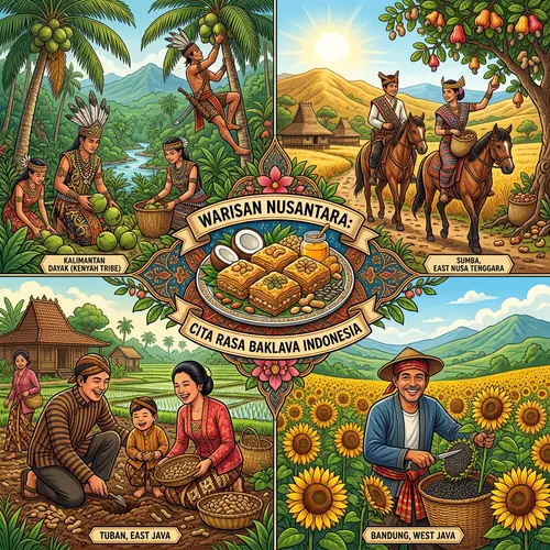 Diverse Indonesian Culture Depicted in Rich Imagery