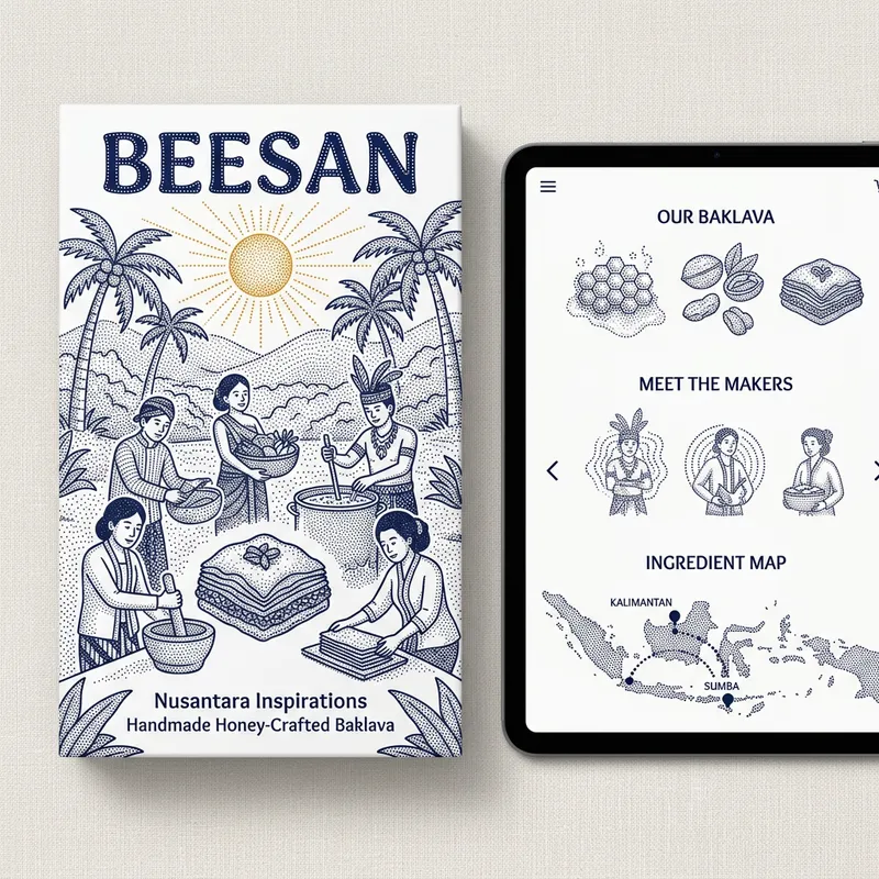Nusantara Dot Drawing Baklava: Diverse Culture Inspired Edition