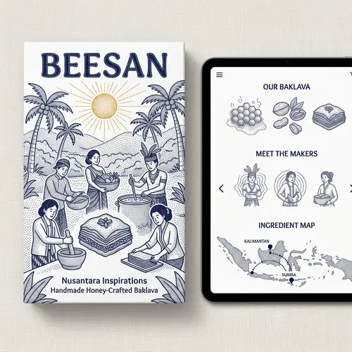 Nusantara-Inspired Baklava Packaging & Digital Experience