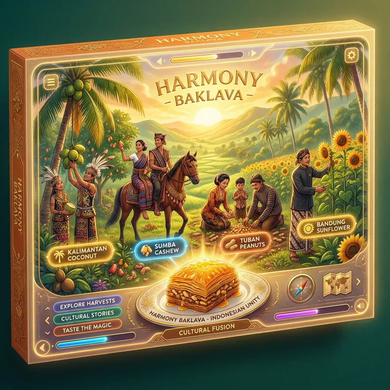 Baklava of Harmony: Mediterranean Honey-Crafted Assortment