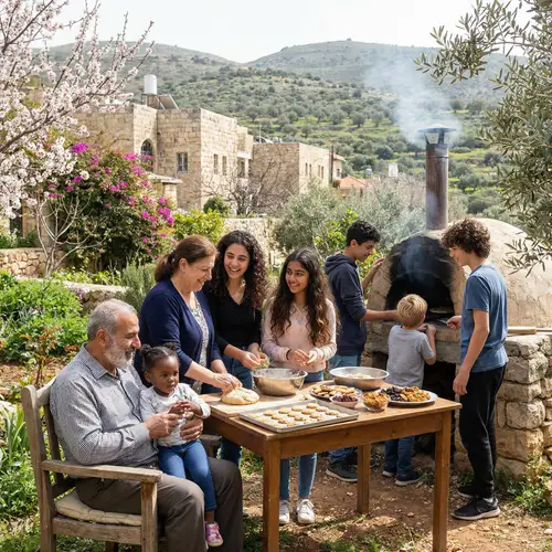 Charming Levantine Village & Multicultural Family Gathering