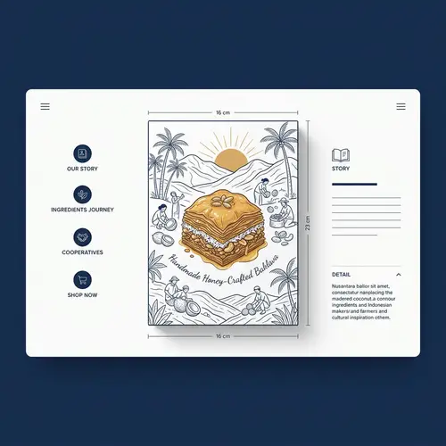 Luxurious Nusantara-Inspired Baklava Packaging | Exquisite Design