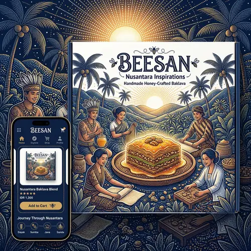 Nusantara Culture Inspired Baklava Packaging - BEESAN & Nusantara Inspirations