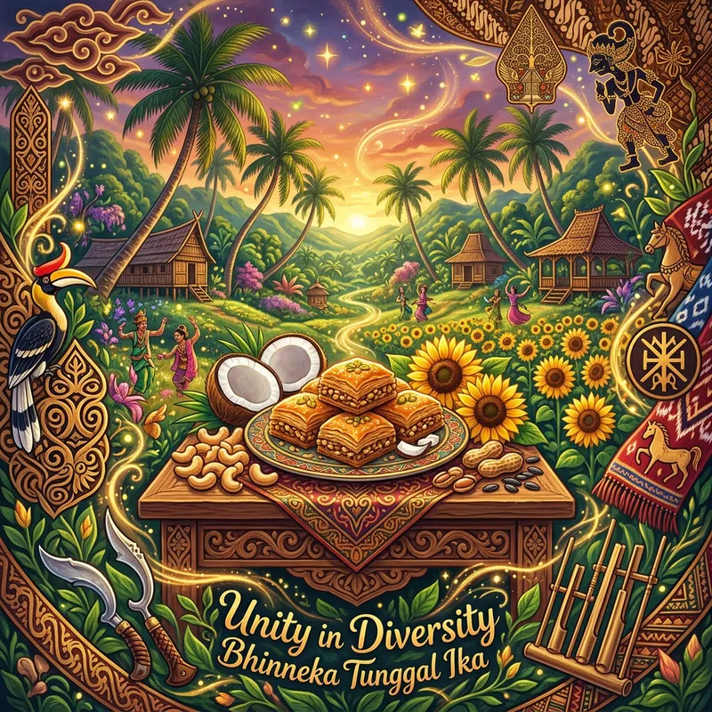 Baklava of Harmony: Nusantara Culinary Tapestry & Cultural Delight Baklava of Harmony: Nusantara Culinary Tapestry & Cultural Delight