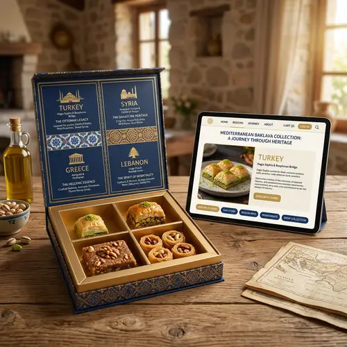 Gourmet Mediterranean Baklava Collection: Turkey, Syria, Greece & Lebanon