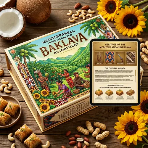 Mediterranean Honey-Crafted Baklava Assortment | Cultural Collaboration Design