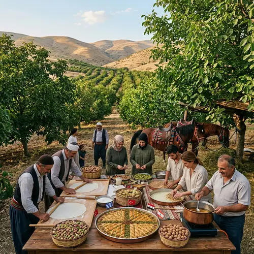 Baklava of Harmony: Unity & Diversity in Pistachio Orchard