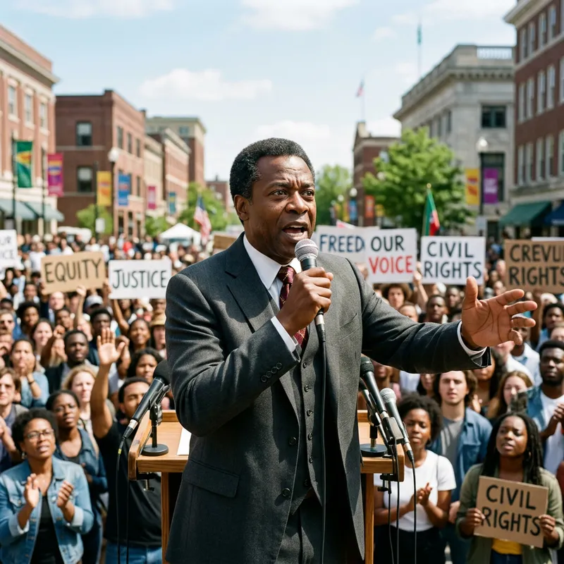 Martin Luther King PNG Post: Inspiring Civil Rights Activist Speech