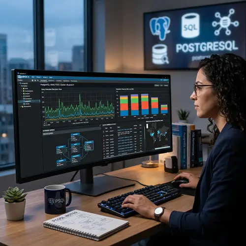 PostgreSQL Data Analytics Visualization | Professional Workspace Setup
