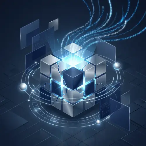 Sophisticated Data Recovery Abstract | Cybernetic Technology Scene