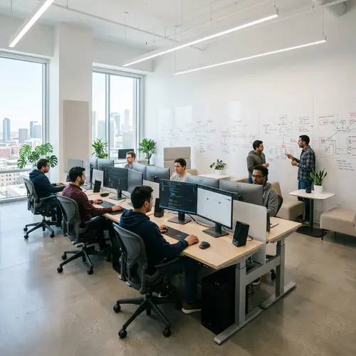 Streamlining IT: Minimalist Office Design