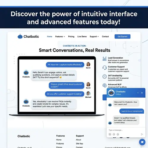 Chatbotic: Engage, Generate Leads, Customer Service