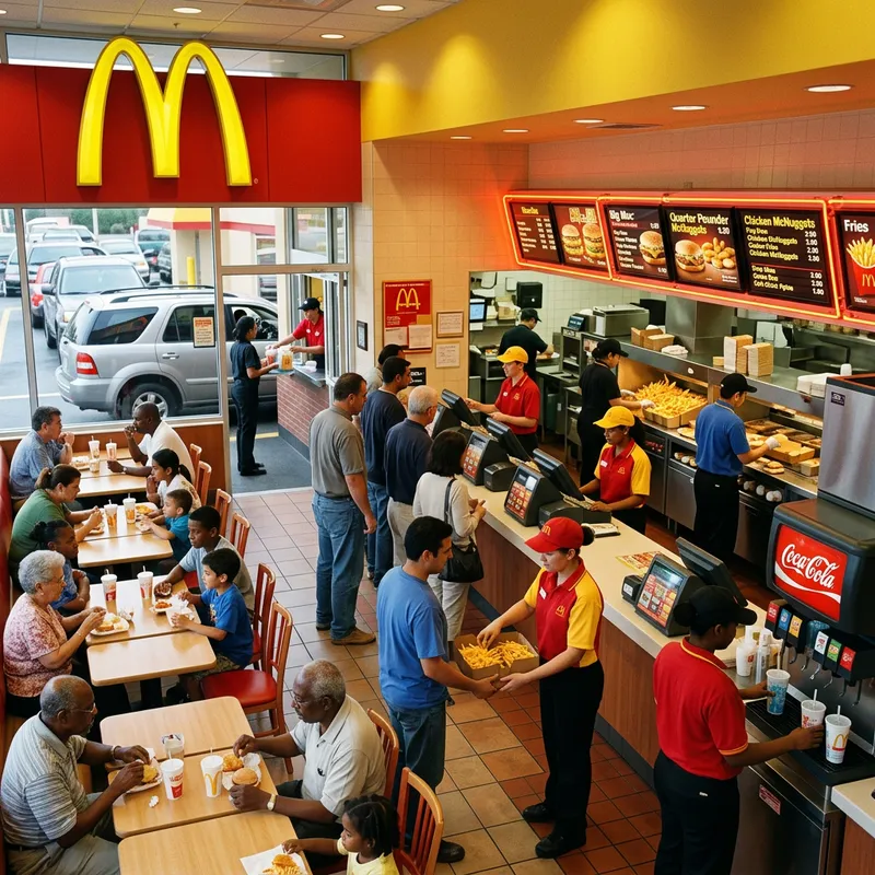 Classic McDonald's Restaurant Icon Classic McDonald's Restaurant Icon