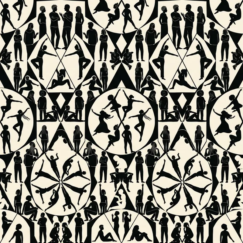 People Geometric Artwork People Geometric Artwork