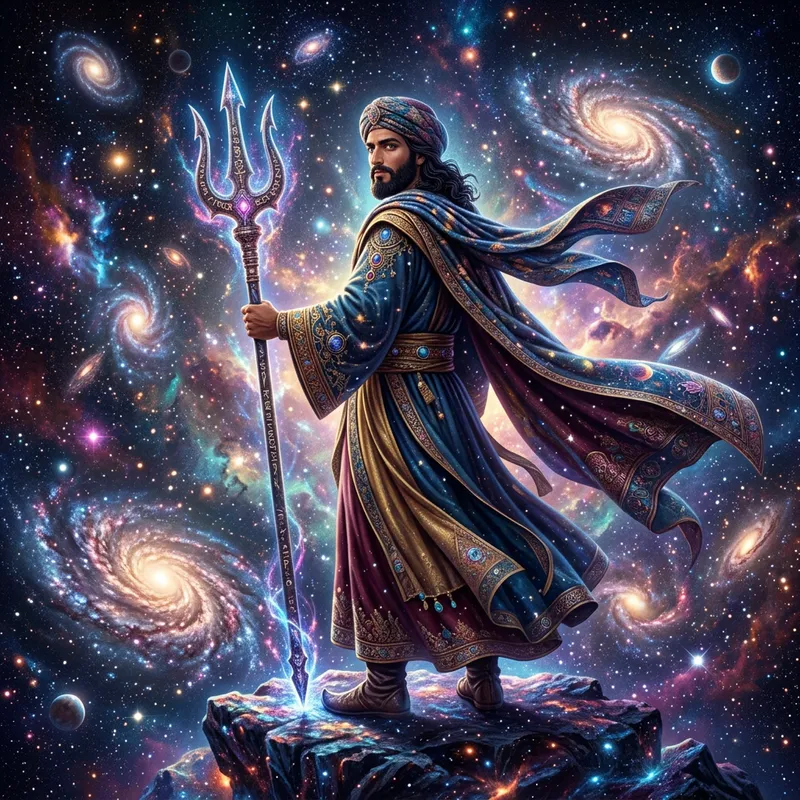 Cosmic Trident: A Man in the Universe Cosmic Trident: A Man in the Universe
