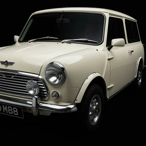 Pepper White Classic Mini Clubman Estate