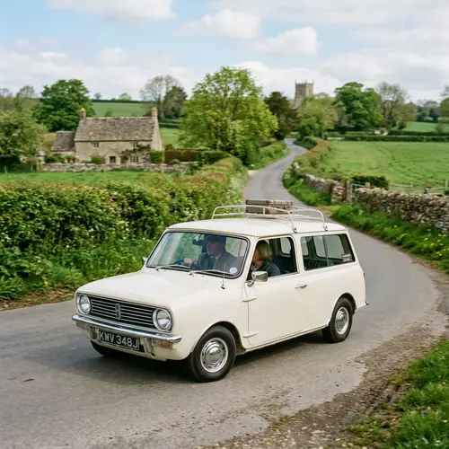 Pepper White Classic Mini Clubman Estate