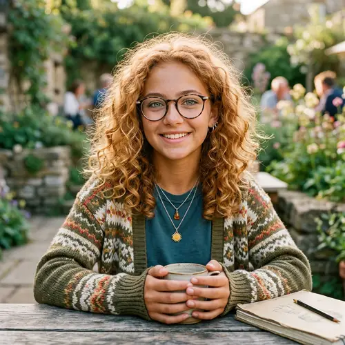 14-Year-Old Strawberry Blonde Curly Ginger Girl | Polish & Kurdish Descent