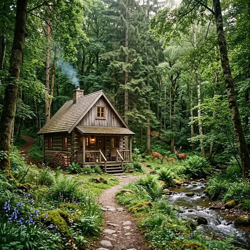 Quaint House in Forest Retreat | Rustic Charm Amid Nature