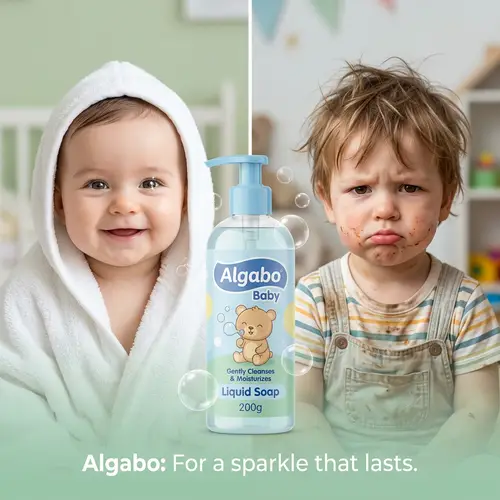 Algabo 200g Liquid Soap for Babies - Bright & Clean | Website