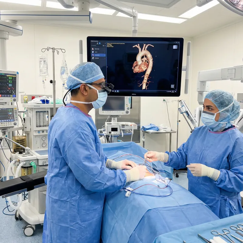 Detailed Vascular Surgery Simulation | Modern Medical Practices Detailed Vascular Surgery Simulation | Modern Medical Practices