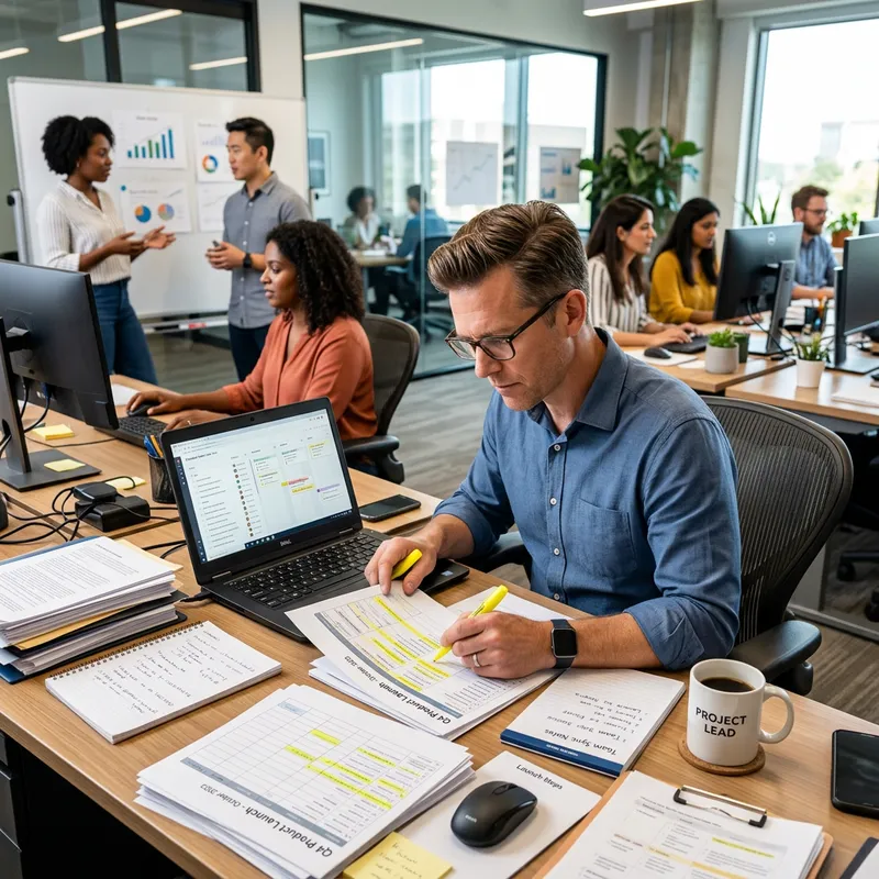 Experienced Project Manager at Work