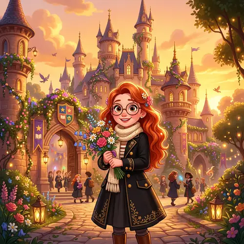 Magical Fairy Tale Academy: Enchanted Young Redhead
