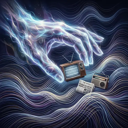 Abstract Media Manipulation Art Interpretation