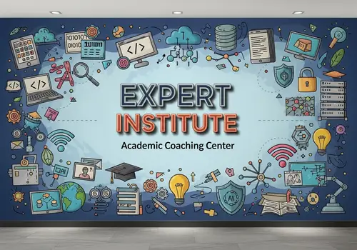 Expert Institute - Engaging ICT Wall Mural Design