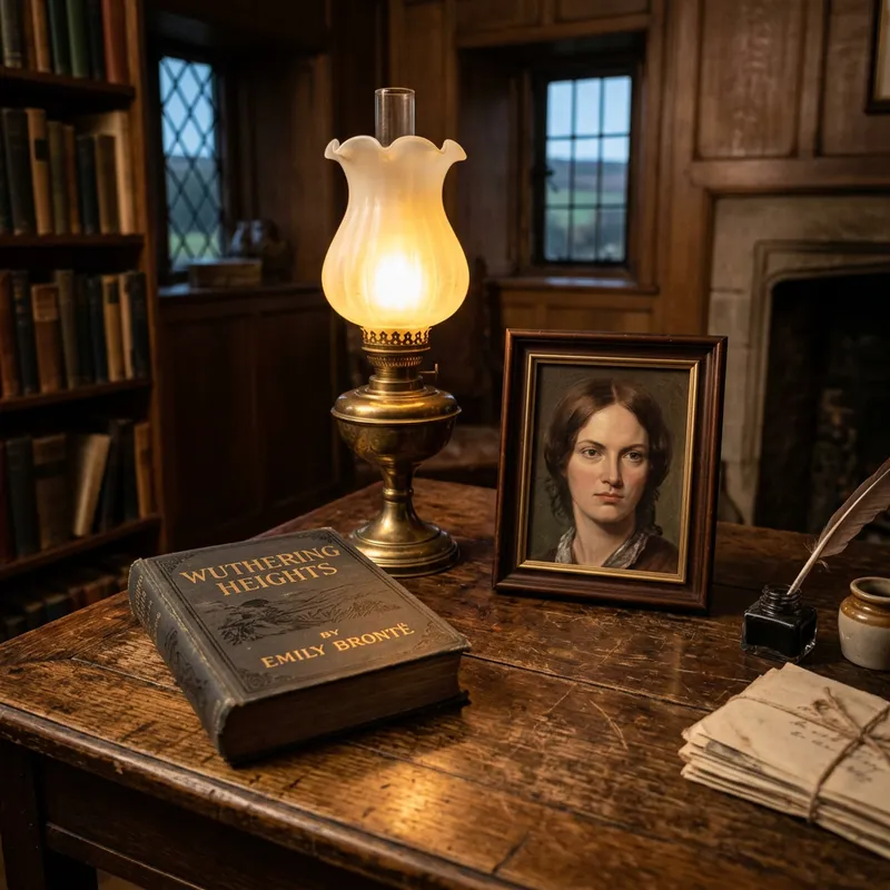 Wuthering Heights by Emily Bronte | Vintage Wooden Table