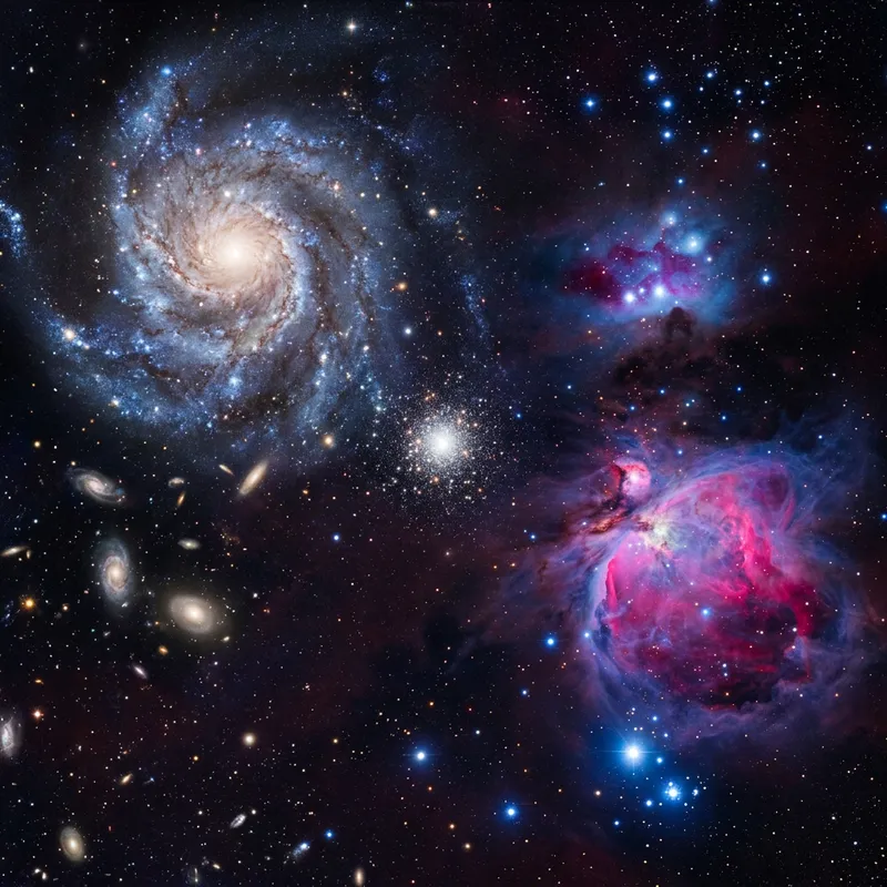 Mesmerizing Universe: Stars, Galaxies & Nebulae