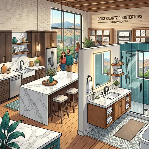 Premium Quartz Countertops in Boise | Modern Kitchen & Bath