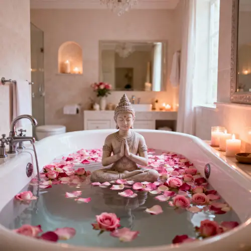 Sacred Ritual Bathing Experience in Rose Petals