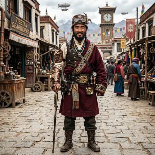 Chuba and Steampunk Men's Outfit