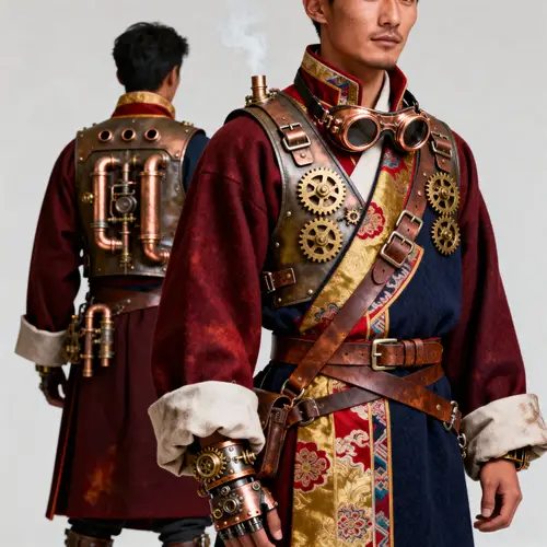 Chuba and Steampunk Men's Outfit