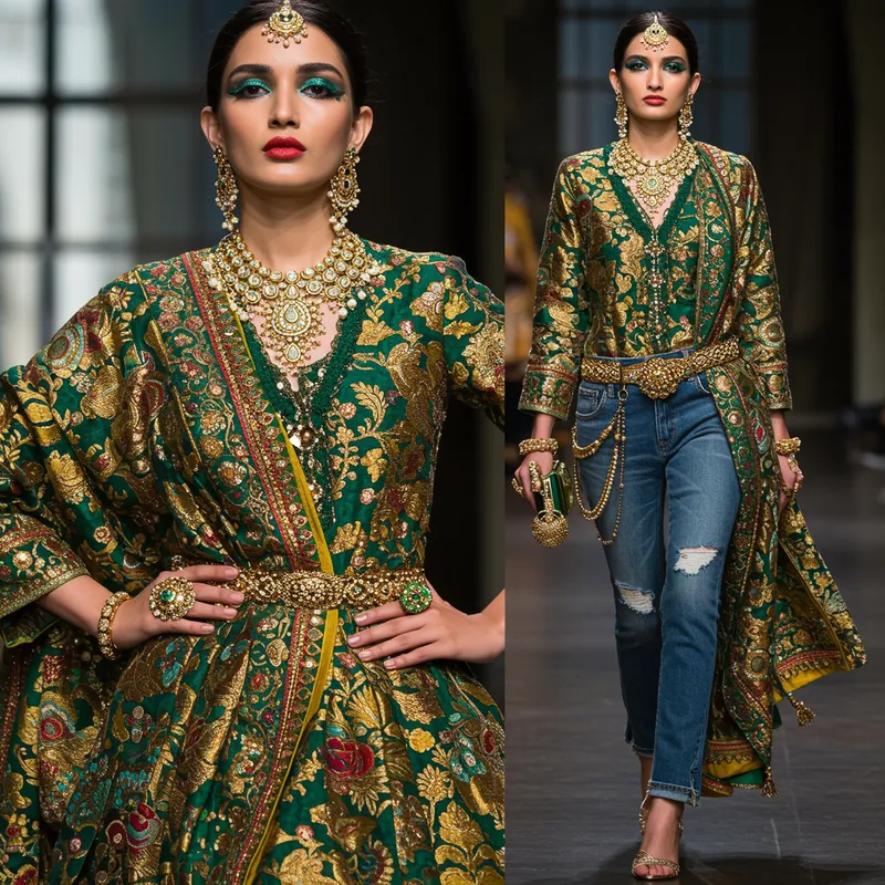 Fusion of Indian and Western Fashion | Eclectic Styles