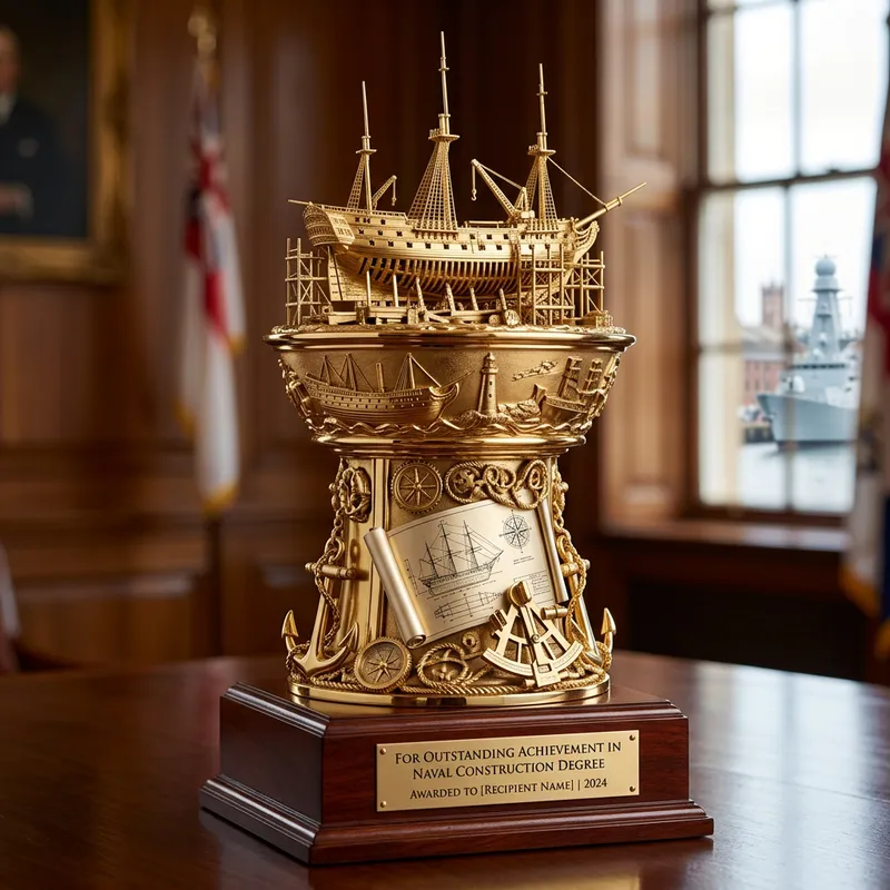 Naval Construction Degree Topper Trophy Naval Construction Degree Topper Trophy