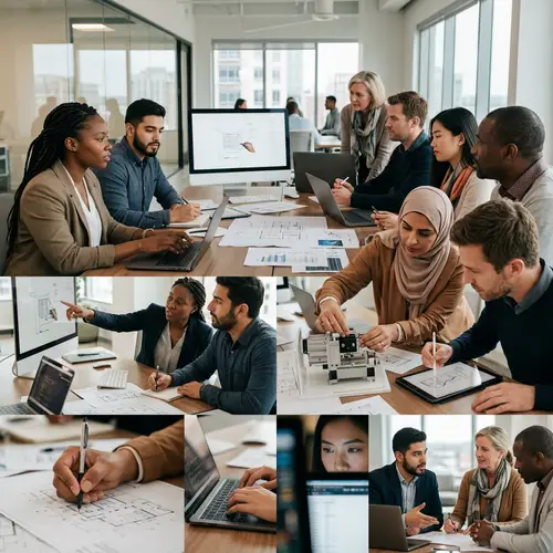 Inclusive Professional Team - Collaboration and Growth