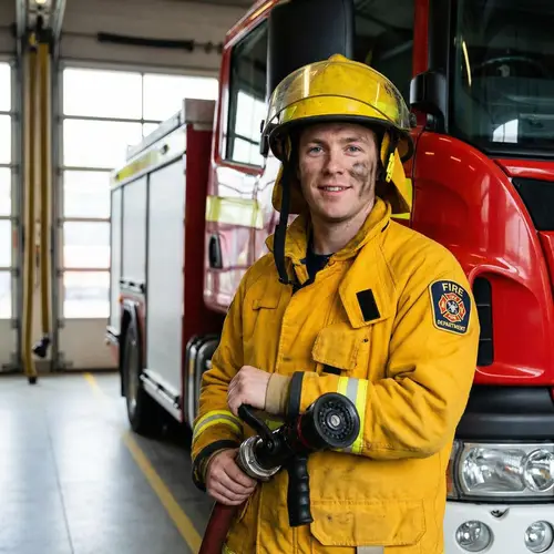 Professional Firefighter Photo