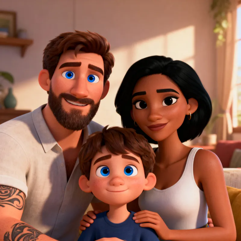 Charming Pixar-Style 3D Animation Characters