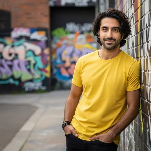 Charismatic Middle Eastern Male Portrait