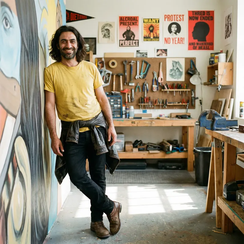 Charismatic Middle Eastern Male Portrait Charismatic Middle Eastern Male Portrait