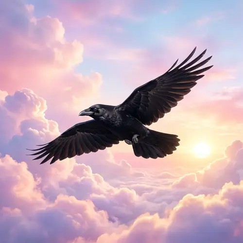 A Crow in Heaven: Mystical Serenity